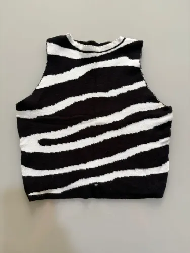 Blusa Tricot Zebra