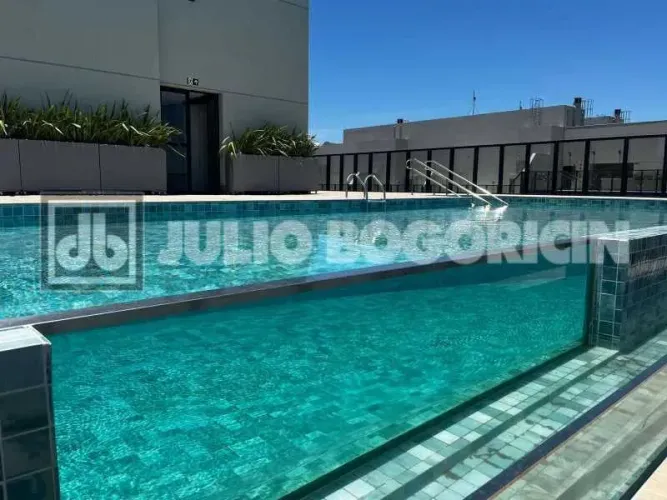 Recreio, 1ª locação, varanda com cortina de vidro, 3 quartos, 1 suíte, 2 vagas, segurança 