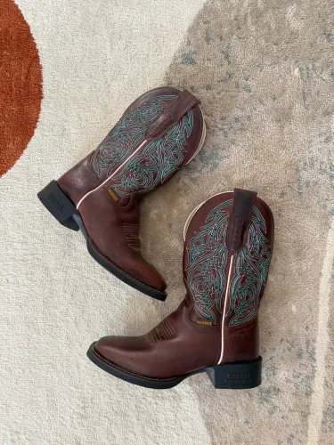Bota texana marruá couro legítimo