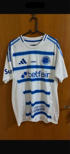 Camisa Cruzeiro branca 2025 Gabigol