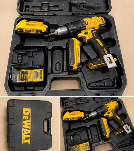 Parafusadeira/Furadeira DeWALT 20V Brushless + 2 Baterias + Carregador