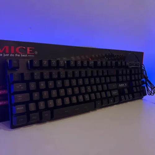 TECLADO COM FIO RGB - FAÇO ENTREGA