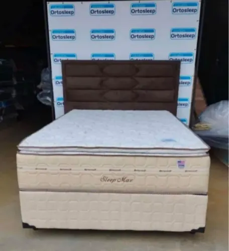 Cama casal colchão e base