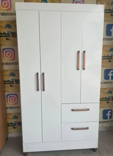 ROUPEIRO PORTO RICO 4P BRANCO BRANCO