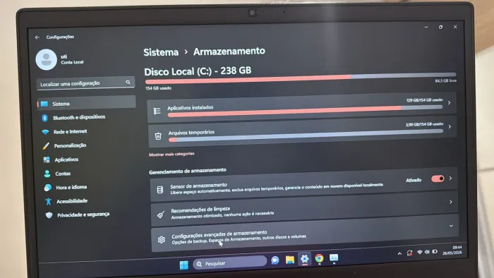 Notebook Dell Latitude i5 10ª Geração, 16GB RAM, SSD 256GB