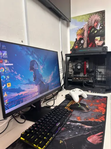 PC GAMER COMPLETO - RYZEN 5 5500 + RX 7600 8GB + MONITOR 100Hz