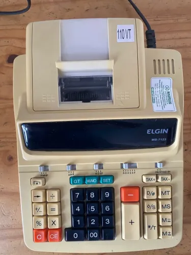 Calculadora com Impressora Elgin MB-7123 12 Dígitos
