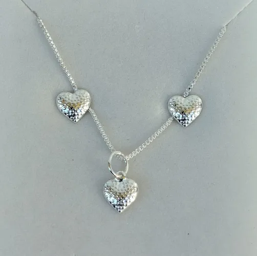 Conjunto de Prata 925 coração