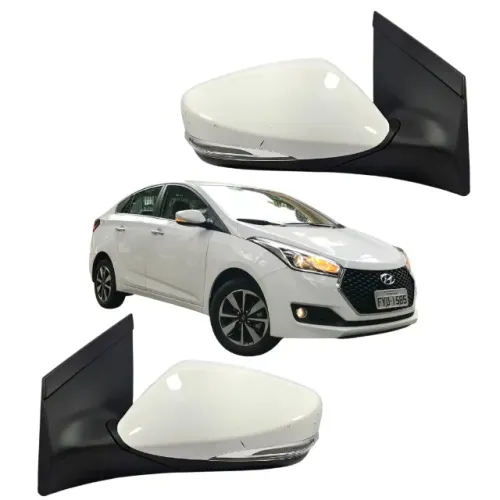 Par Retrovisor Hyundai Hb20 Retrátil Premium 2016 2017 2018 