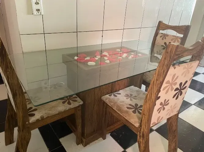 Mesa de vidro jantar