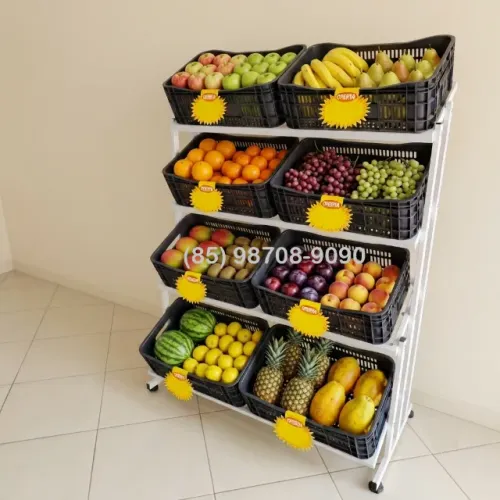 Expositor de Fruta 8 Cestas