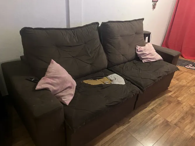 Sofá em tecido