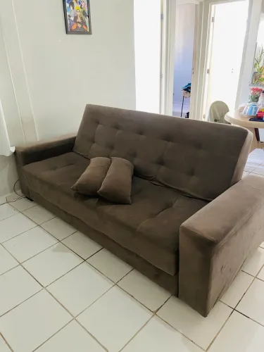 Sofá-cama casal reclinável