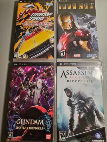 Lote IV | Jogos de PSP | 4 Jogos Originais Testados