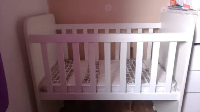 Mini berço com colchão