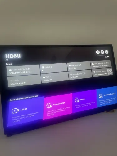Monitor Profissional Lg Led 32" Full Hd 32sm5dj (Webos Signage)
