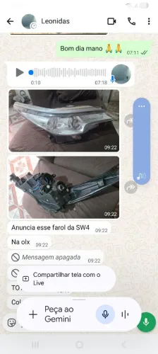 Farol da Toyota SW4