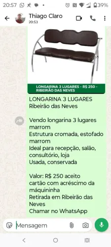 acento 3 lugares 