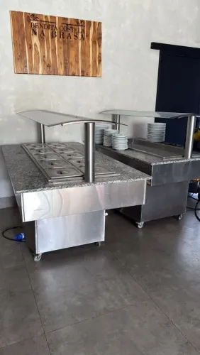 Buffet de inox
