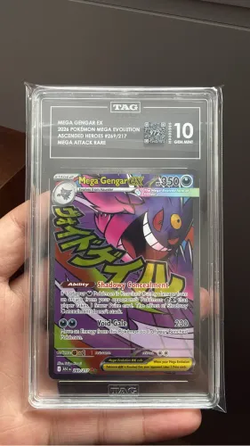 Pokemon 2026 Mega Gengar ex 269 Mega Attack Rare Ascended Heroes GEM MINT TAG 10 PSA