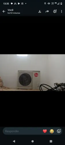 Ar condicionado usado não funciona 