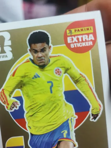 Figurinha Luis Díaz Dourada Gold Panini
