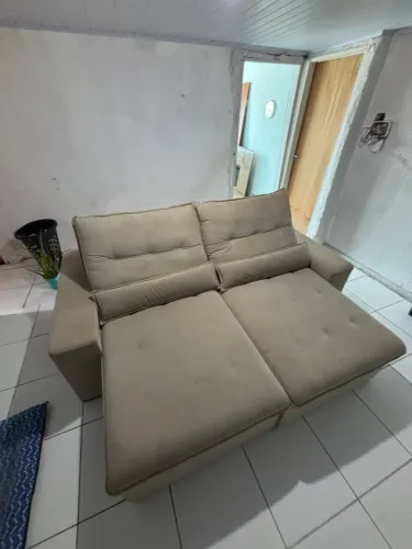 Sofá retrátil 4 lugares 