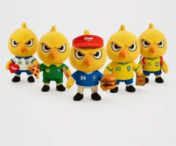 Canarinho colecionável Ifood