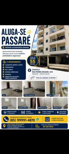 Aluga-se apartamento Rua Pedro Aguiar 33