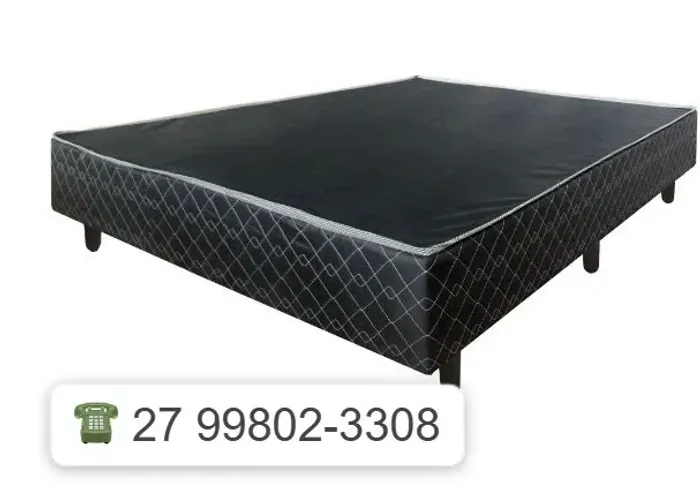 $ BASE BOX CASAL EMOBILI 138 X 188-FRETE GRATIS