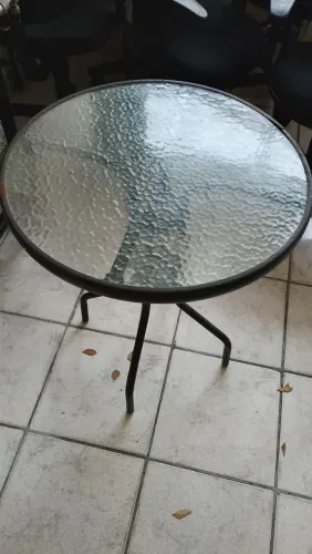 mesa de vidro