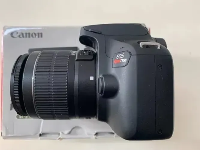 T100 + lente 18-55mm + wifi, 18 megapixels, câmera Canon, só falo no whats não falo no olx