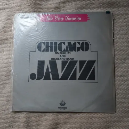 Disco De Vinil LP Sid Phillips And Dixieland Band Chicago Jazz RGE New Stereo Dimension