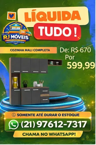 Armário de cozinha (Pague na entrega)