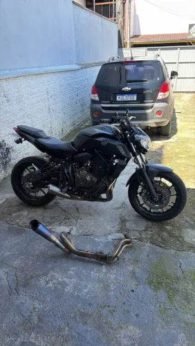 Escapamento mt07 full inox