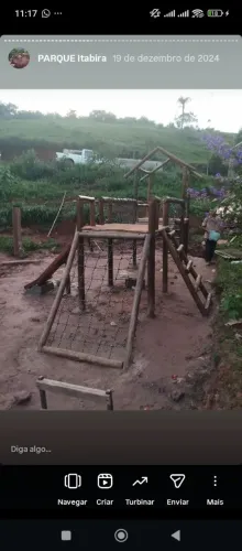 Playground em madeira infantil feito sob medida loja física em Belo Horizonte