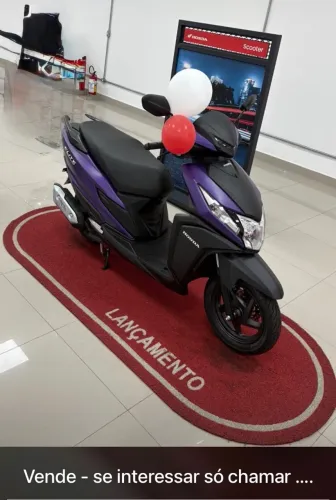 Honda Elite lançamento na cor roxa