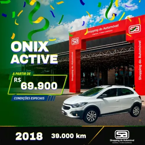 Chevrolet Onix Activ 1.4 8V Flex Mec. 4P 2018