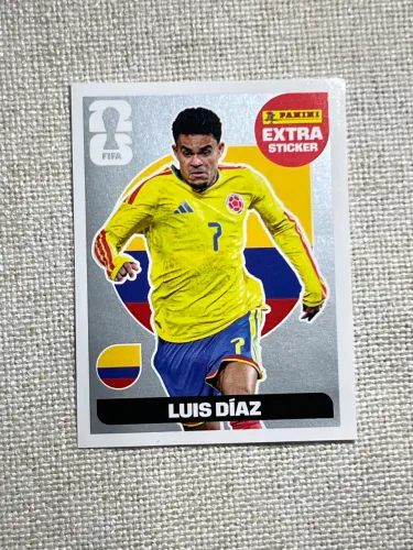 Figurinha Legend Prata Luis Díaz PANINI 2026
