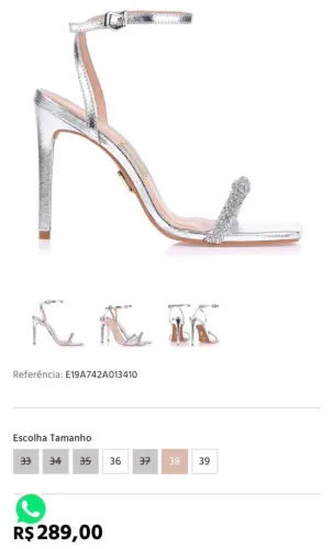 Sandália Uza Shoes n37
