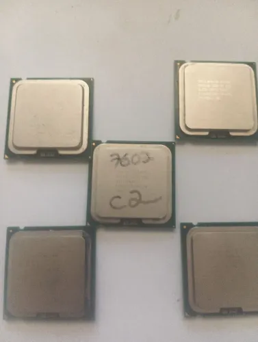 5 processadores Intel Core 2 duo e7600 LGA 755