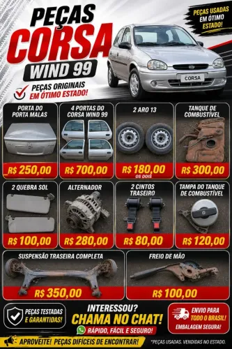 Peças do Corsa 99