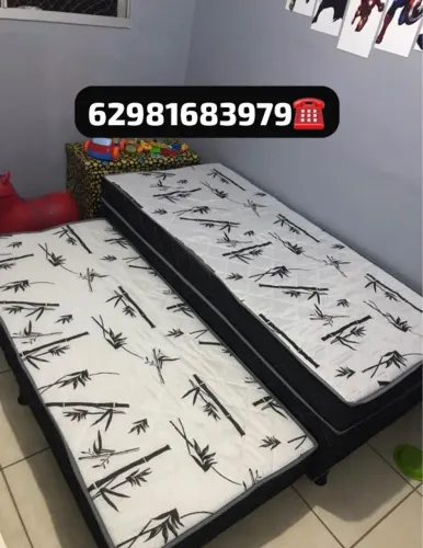 Cama box com auxiliar