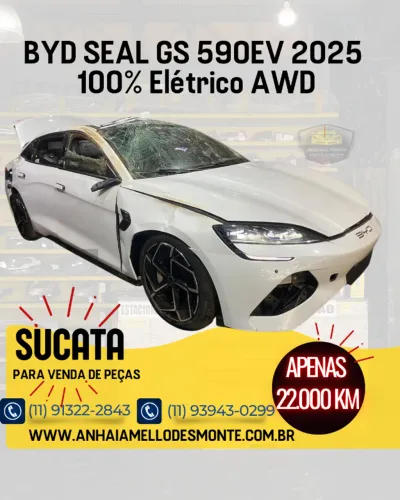 SUCATA PEÇAS BYD SEAL GS 590EV 2025 100% Elétrico AWD
