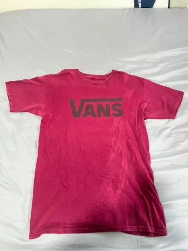 Camiseta Vans vinho/vermelha - original - tamanho M