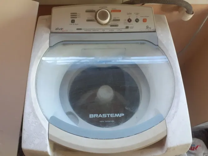 Máquina de lavar roupas Brastemp Ative 9Kg / Lava e Seca - Funcionando - Leia a Descrição 