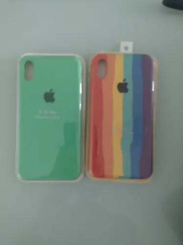 Capa de silicone para iPhone XS pro max