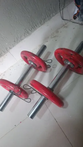 Halteres com anilhas