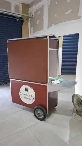 Carrinho para venda de doces
