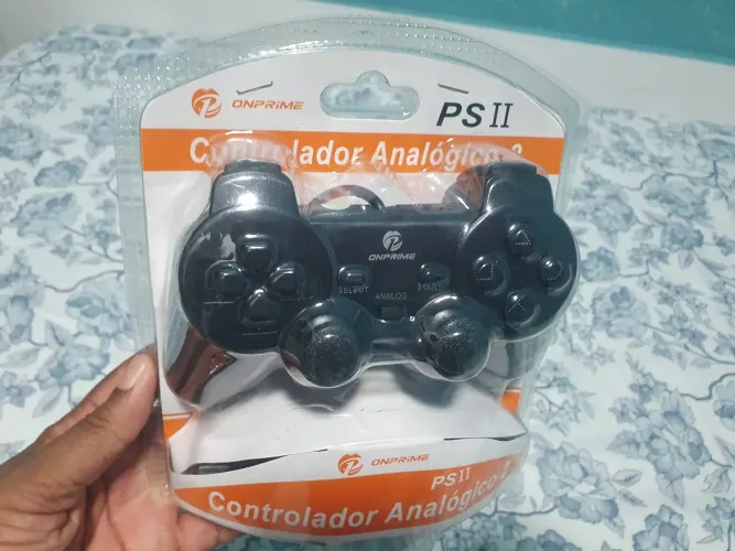 Controle ps2 onprime com fio vibração